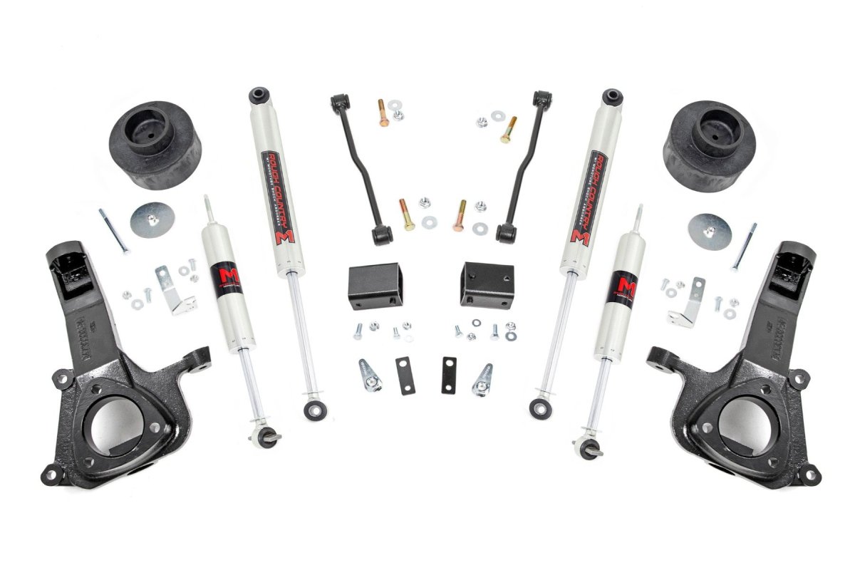 Ram 1500 Classic Suspension Lift Kit - Rough Country - 4-Inch Lift | M1 - '19-'23
